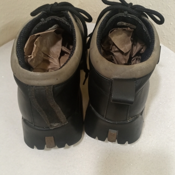 Buffalo Black and Gray Leather Boots main image 10